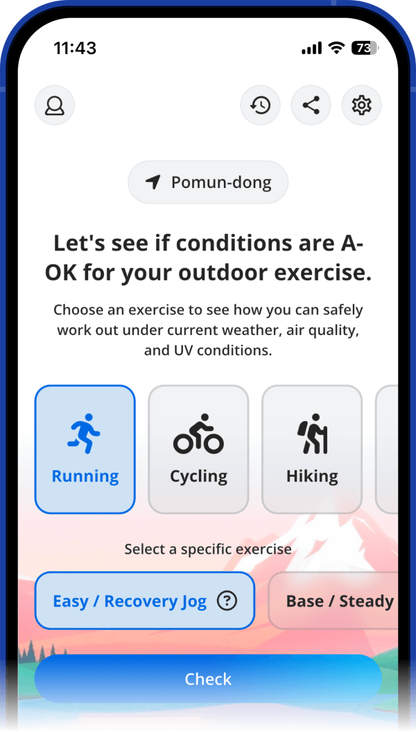 A-OK Main Screen
